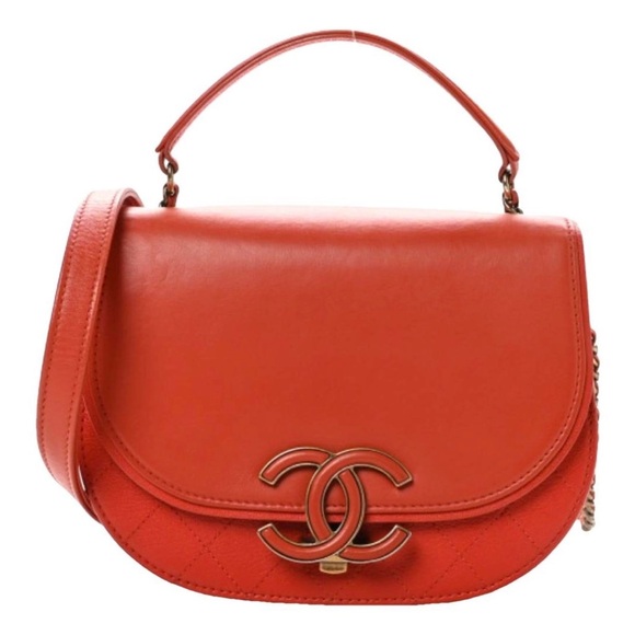 Chanel Small Coco Curve Messenger goatskin leather - Picture 1 of 9